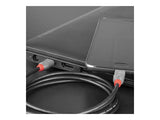 LINDY 3m USB 2.0 Type C to Micro-B Cable Anthra Line