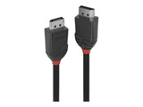 LINDY 0.5m DisplayPort 1.2 Cable Black Line