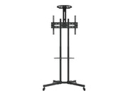 JAPANNEXT JN-3275-JRSA Support écrans 32-65p VESA 100x100 à 600x400mm réglable en hauteur support caméra Tablette roulettes freins