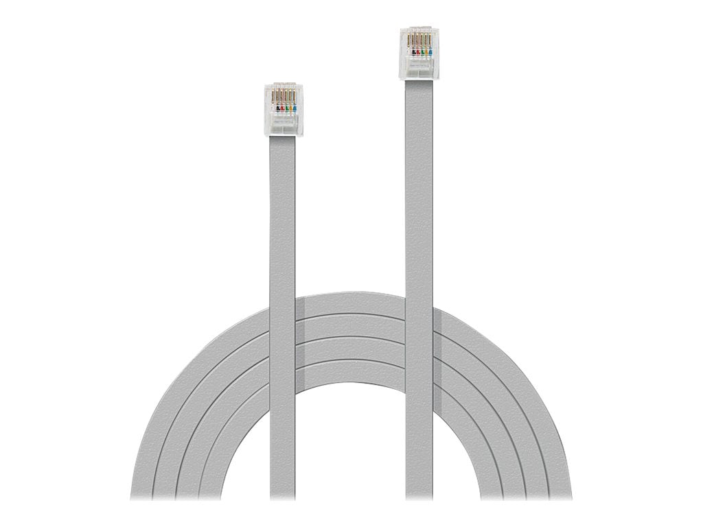 LINDY RJ11-6/6 pin M-plug to RJ-11 6/6 pin M-plug 50m