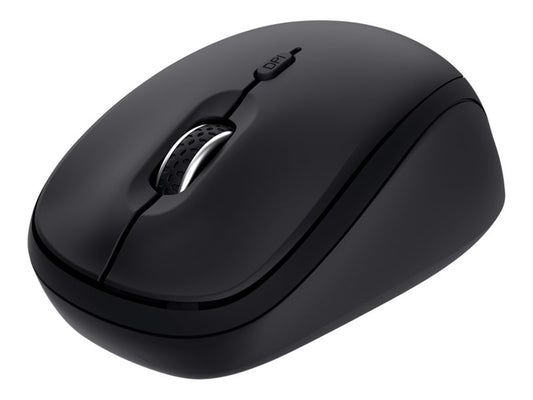 TRUST Souris sans fil compacte YVI+ Multi-connexion Bluetooth + 24 Ghz - Noire