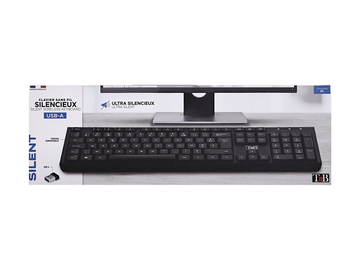 TNB 2in1 Combo Ultra-Quiet Technology With Optimal Key And Click Dampening Wireless And Comfortable