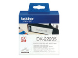 BROTHER P-TOUCH DK-22205 continue length  papier 62mm x 30.48m