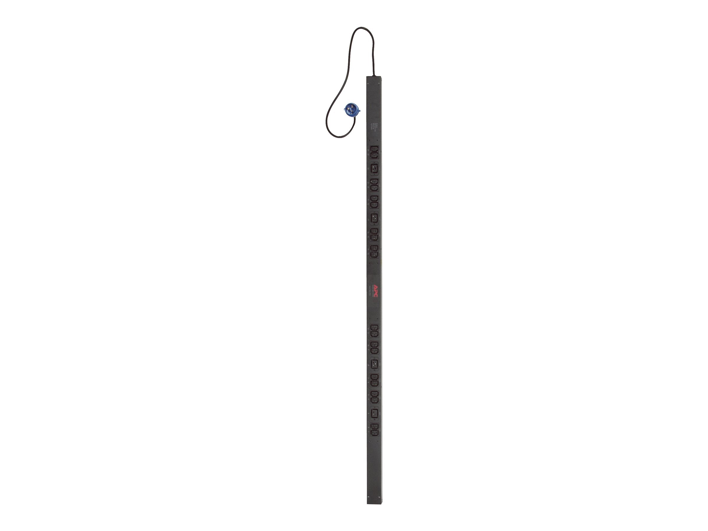 APC BANDEAU DE PRISE BASIQUE - IEC 309 EN ENTREE - 20 SORTIE IEC C13 4 IEC C19-16A-RACK ZERO U VERTICAL