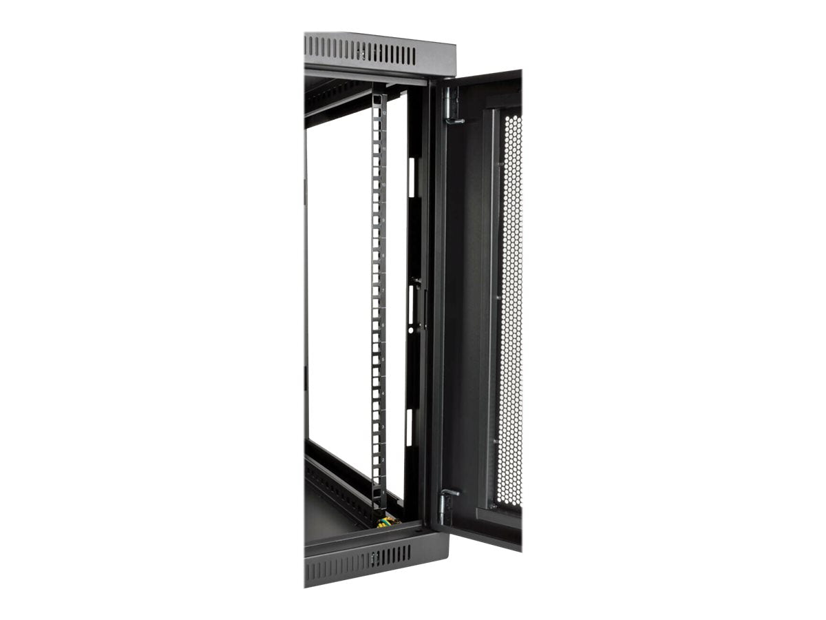 EATON TRIPPLITE 12U Wall Mount Rack Enclosure Server Cabinet Low Profile Deep Rack cabinet wall mountable Black 12U 19