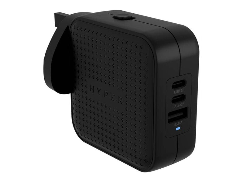 TARGUS Hyper HyperJuice 70W USB-C GaN Travel Charger 3C+1A - Black