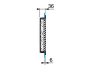 APC ClimaSys Rack vent integration with outlet grille and G2 filter 850m³/h IP54 AC 230V gray RAL 7035