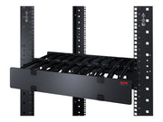 APC Cable Management Rack cable management panel with cover Black 3U TAA Compliant