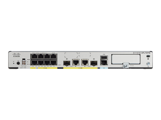 CISCO ISR 1100 8P Dual GE SFP Router Pluggable SMS/GPS - E Wifi