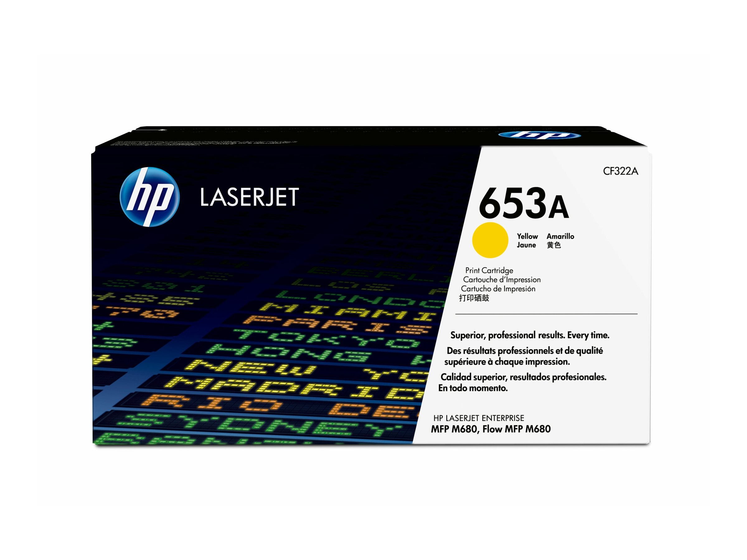 HP 653A original Toner cartridge CF322A yellow standard capacity 16.500 pages 1-pack