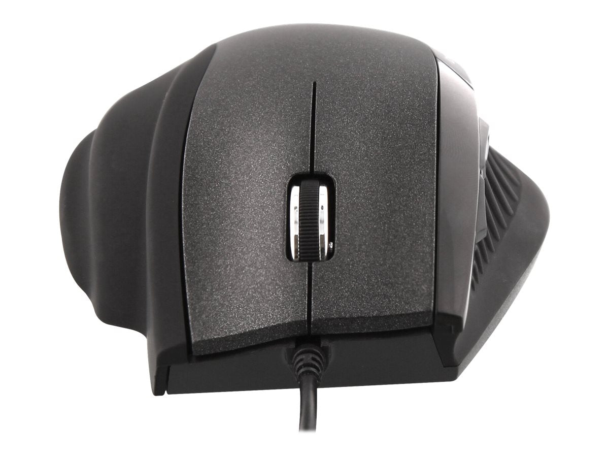 TNB ERGO Line Wired Ergonomic Mouse Black Optimized Design For Comfortable Use