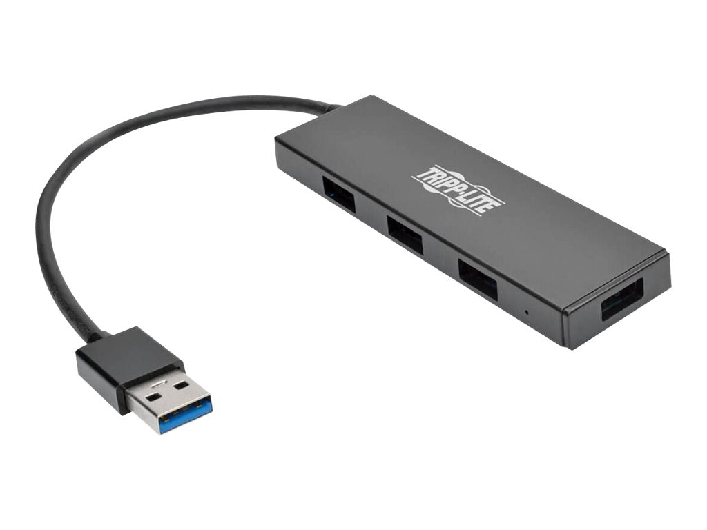 EATON TRIPPLITE 4-Port Portable Slim USB 3.0 Superspeed Hub w/ Built In Cable Hub 4 x SuperSpeed USB 3.0 desktop