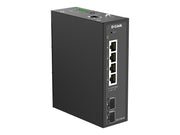 D-LINK Smart L2 Industriel 4 ports Gigabit & 2 ports SFP Gigabit Format Rail-DIN