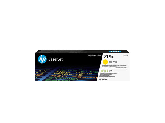 HP 219X High Yield Yellow Original LaserJet Toner Cartridge