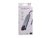 TNB iClick Pro - Hub USB-C 8 en 1 - en aluminium - 10Gbps