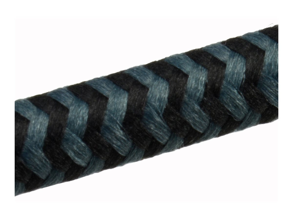 MCL Type C male / USB3.0 Type A mesh cable 5Gb 3A -2m