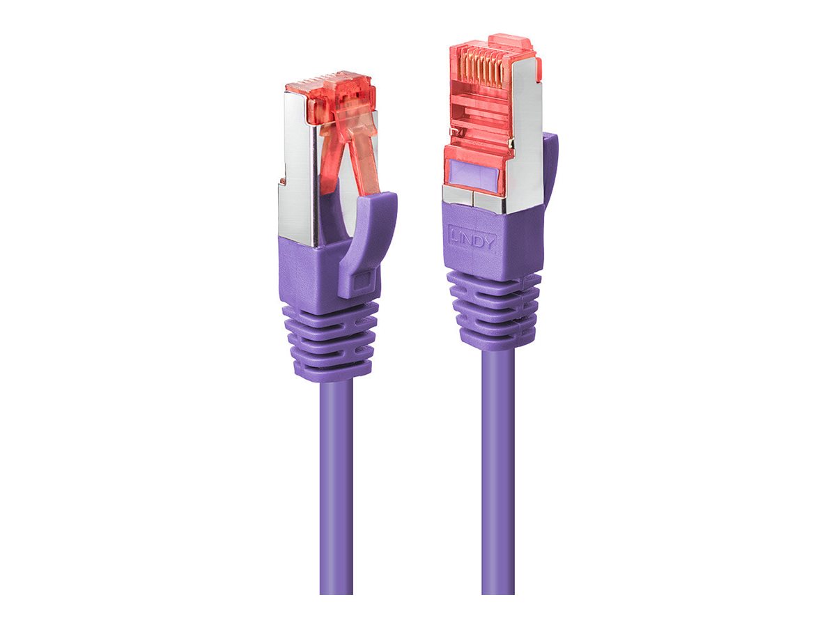 LINDY Cat.6 S/FTP Cable Purple 10m Patch Cable