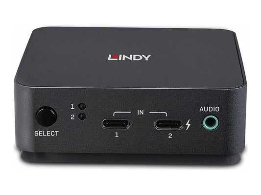 LINDY 2 Port Type C DisplayPort 1.2 KVM Switch