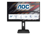 AOC X24P1 24pcs - 16:10- 1920 x 1200 Full HD- IPS - 300 cd/m2- VGA- 4 ms - HDMI- DVI - DP - USB- HP - Pivot + HAS