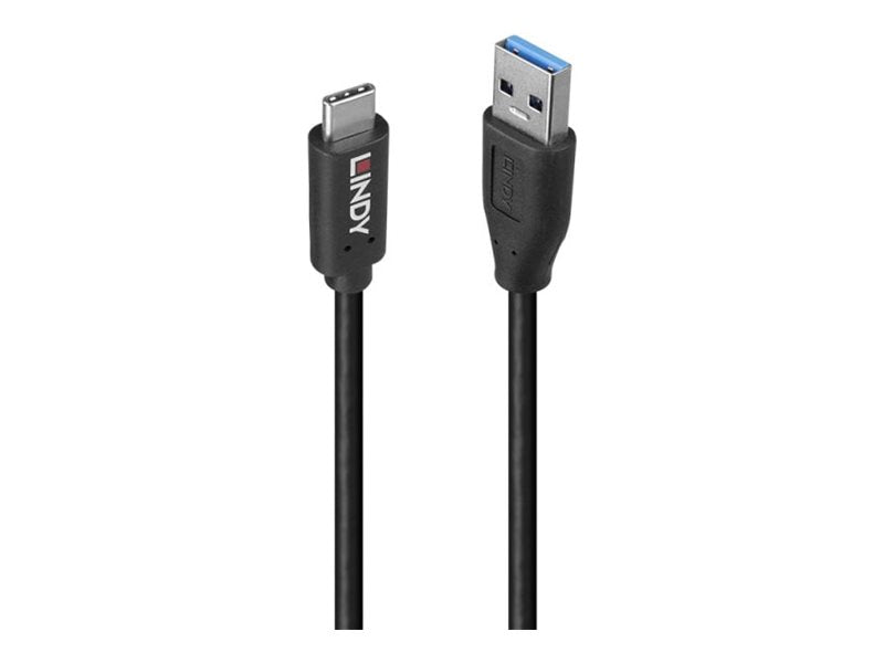 LINDY 0.5m USB 3.2 Type A to C Cable 10Gbps GRS