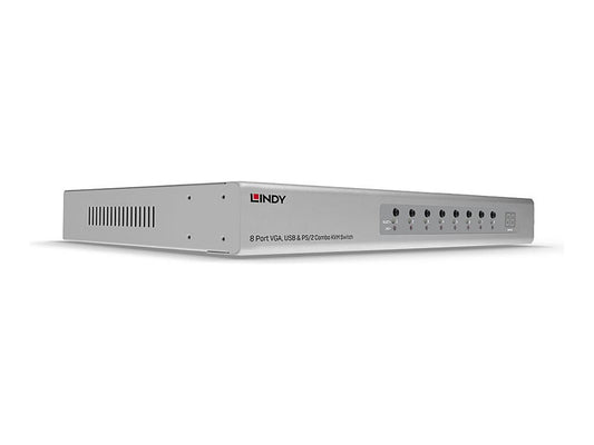 LINDY 8 Port VGA USB & PS/2 Combo KVM Switch