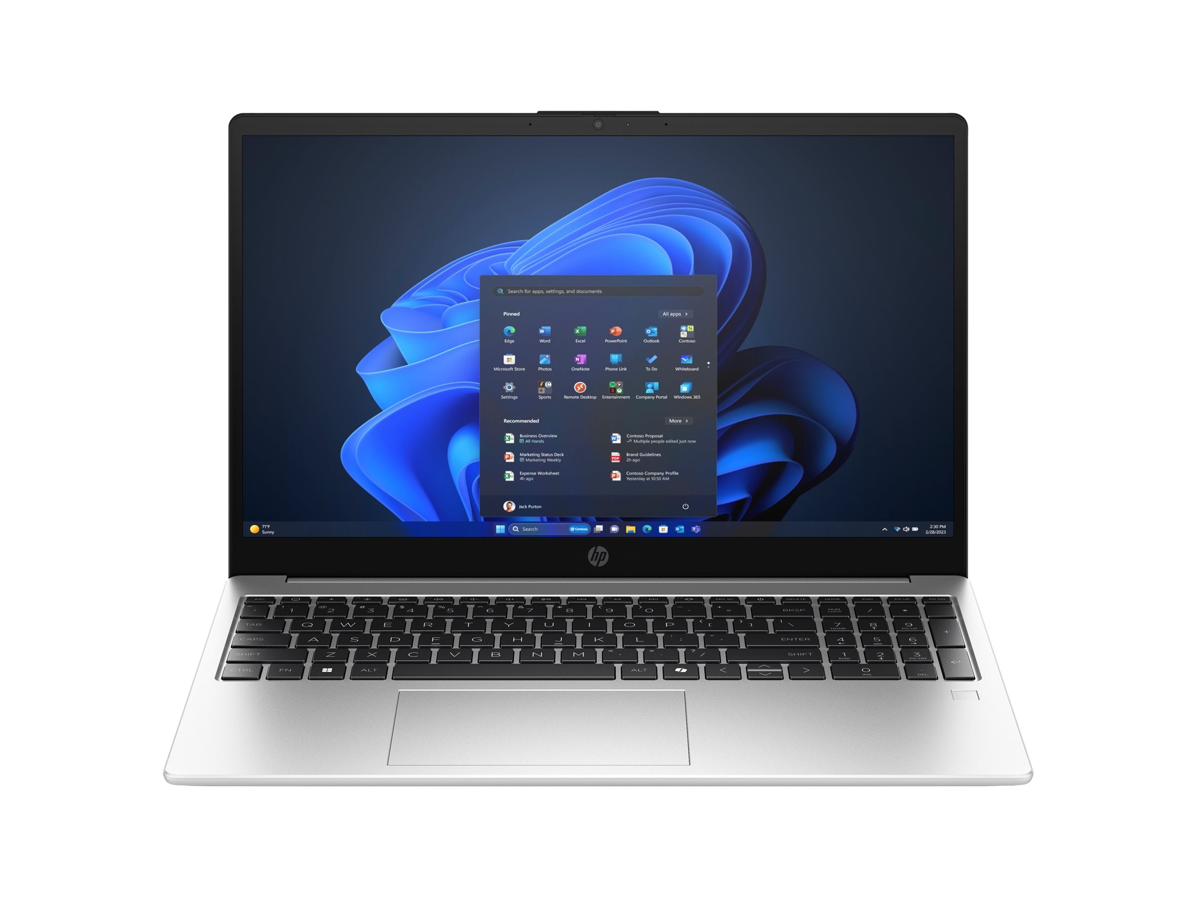 HP 250R G10 Intel Core 5 120U 15.6p FHD 16Go DDR4 512Go SSD ax+BT 3C Batt W11H PLS 1yr Wrty