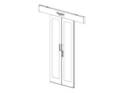 APC HyperPod Door Dual Sliding Doors
