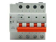 SHELLY Pro 4CB C10 Ethernet WiFi Bluetooth DIN Rail 4-Pole 10A C-Curve Circuit Breaker