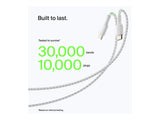 BELKIN BOOST CHARGE USB-A to USB-C Cable Braided 0.15M White