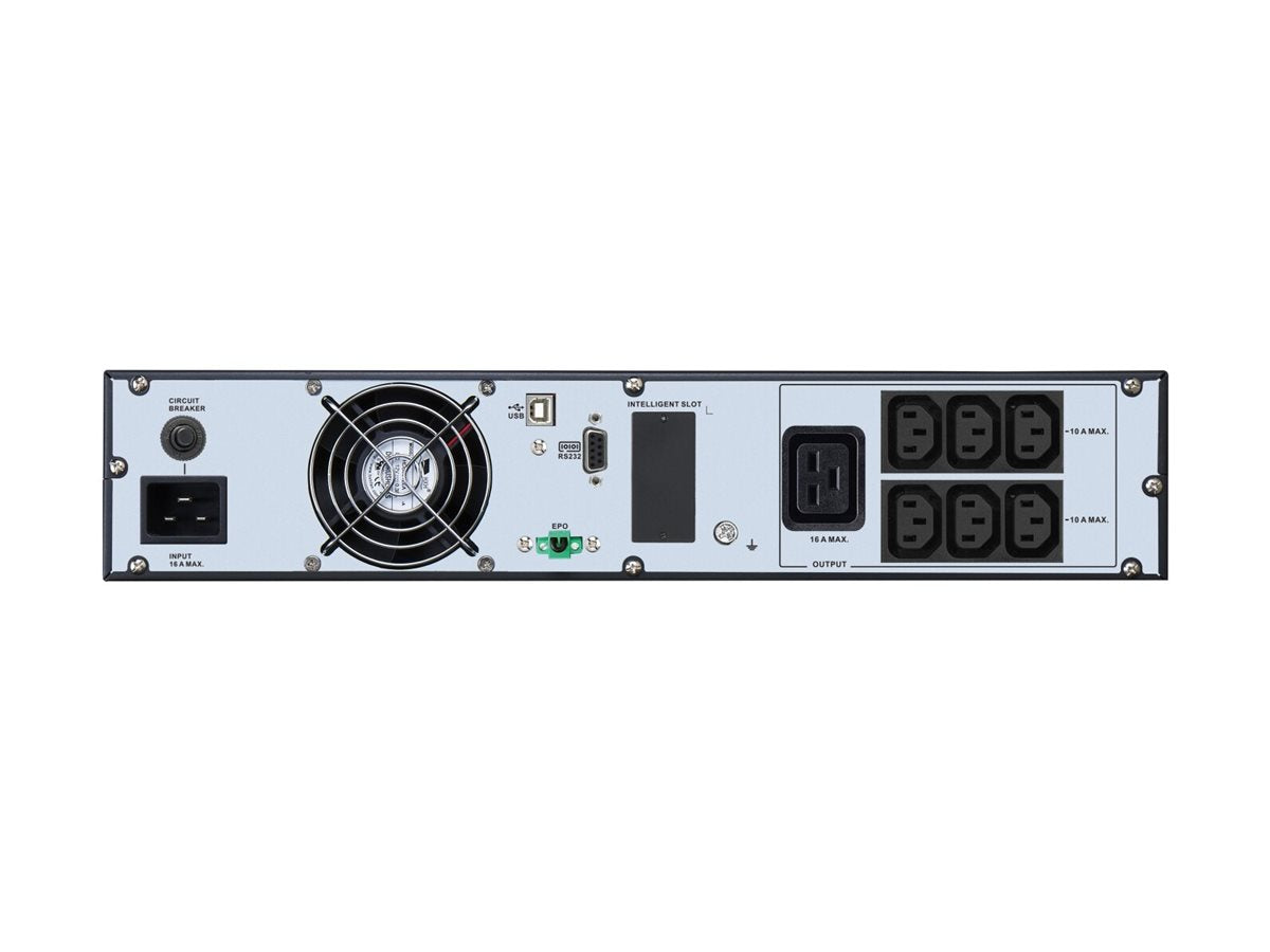 APC Easy UPS On-Line UPS Rack AC 230V 2700Watt 3000VA 1 x battery Li-ion RS-232 USB oc 7 2U 19 BK with silver
