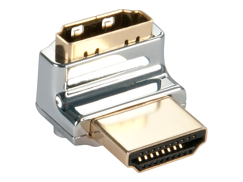 LINDY CROMO HDMI Adapter 90degree Up Connector type AM to AF