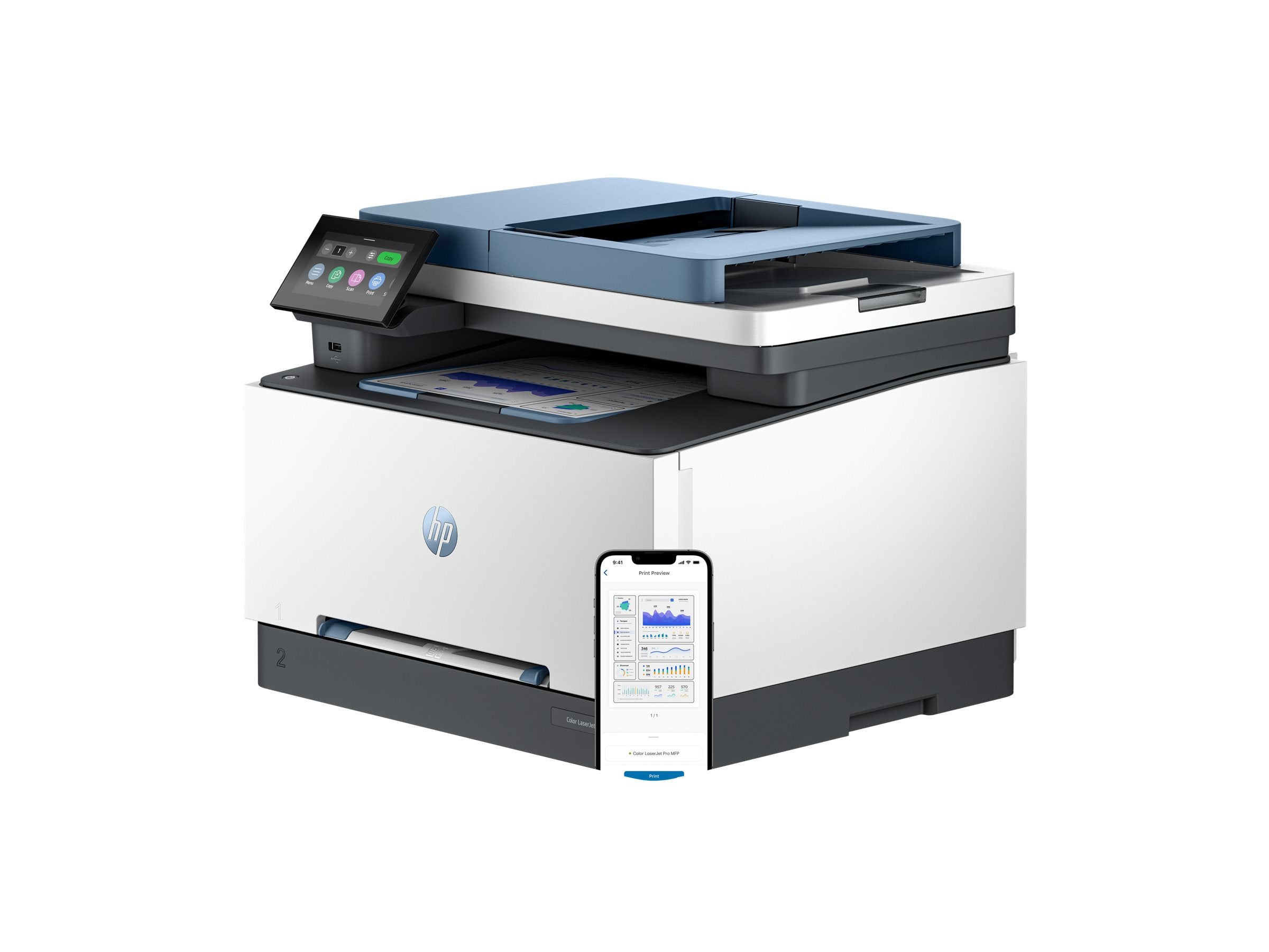 HP Color LaserJet Pro MFP 3302fdw Multifunction printer 216x356mm A4 25ppm 250 Sheets LAN USB 2.0 Wi-Fi