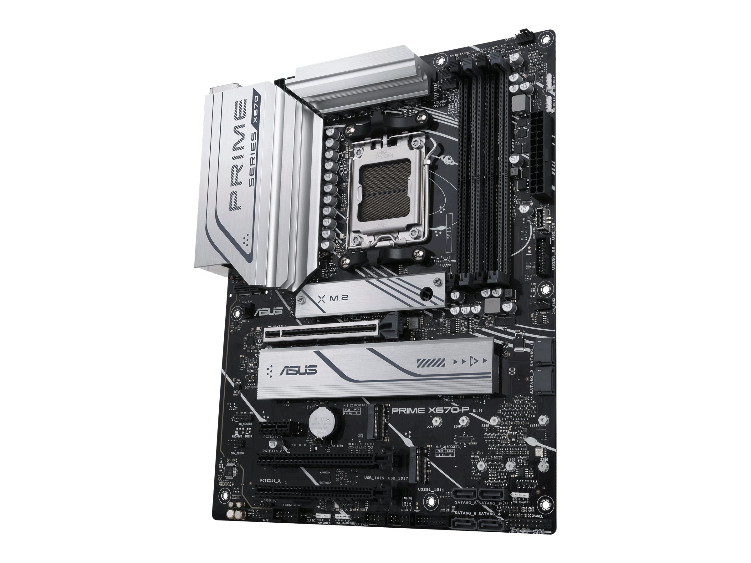 ASUS PRIME X670-P AM5 Socket 4DDR5 3xPCIe 4.0 x16 HDMI 2.1 DP 1.4 6xSATA 6Gb/s ATX