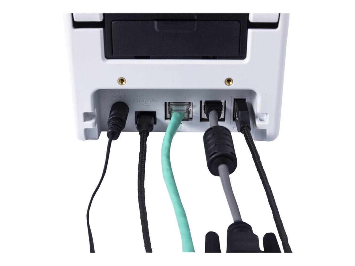 BROTHER 2p label printer USB connection 203dpi Ethernet battery possible