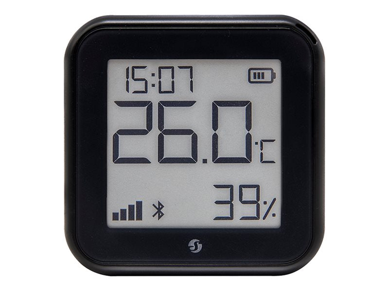 SHELLY H&T Gen3 Matte Black WLAN Temperature Humidity Sensor