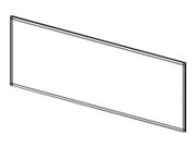 APC HyperPod Roof 6ft Aisle Simple Roof Panel 600mm