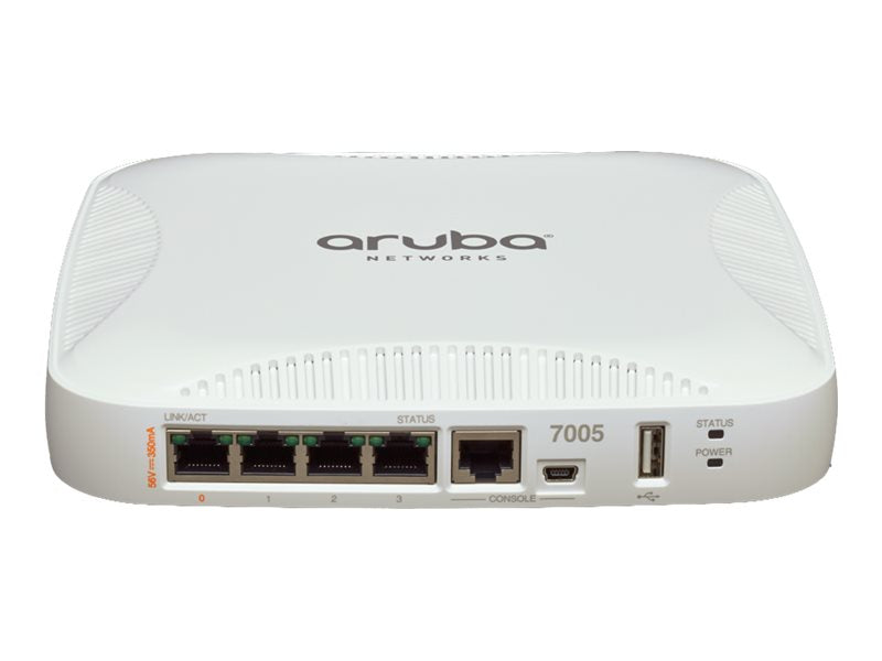 HPE Aruba 7005 (RW) 4-port 10/100/1000BASE-T 16 AP and 1K Client Controller