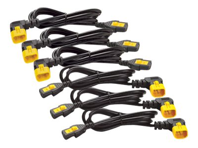 APC Power cable power IEC 60320 C13 to IEC 60320 C14 10 A 1.83m 90 connector Black Worldwide
