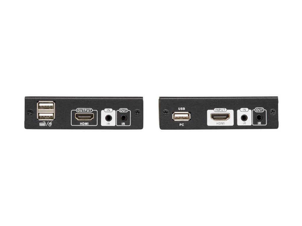 EATON TRIPPLITE HDMI HDBaseT KVM Console Extender over Cat6 2 USB Ports IR 4K 30Hz 130ft. 1080p 230ft.