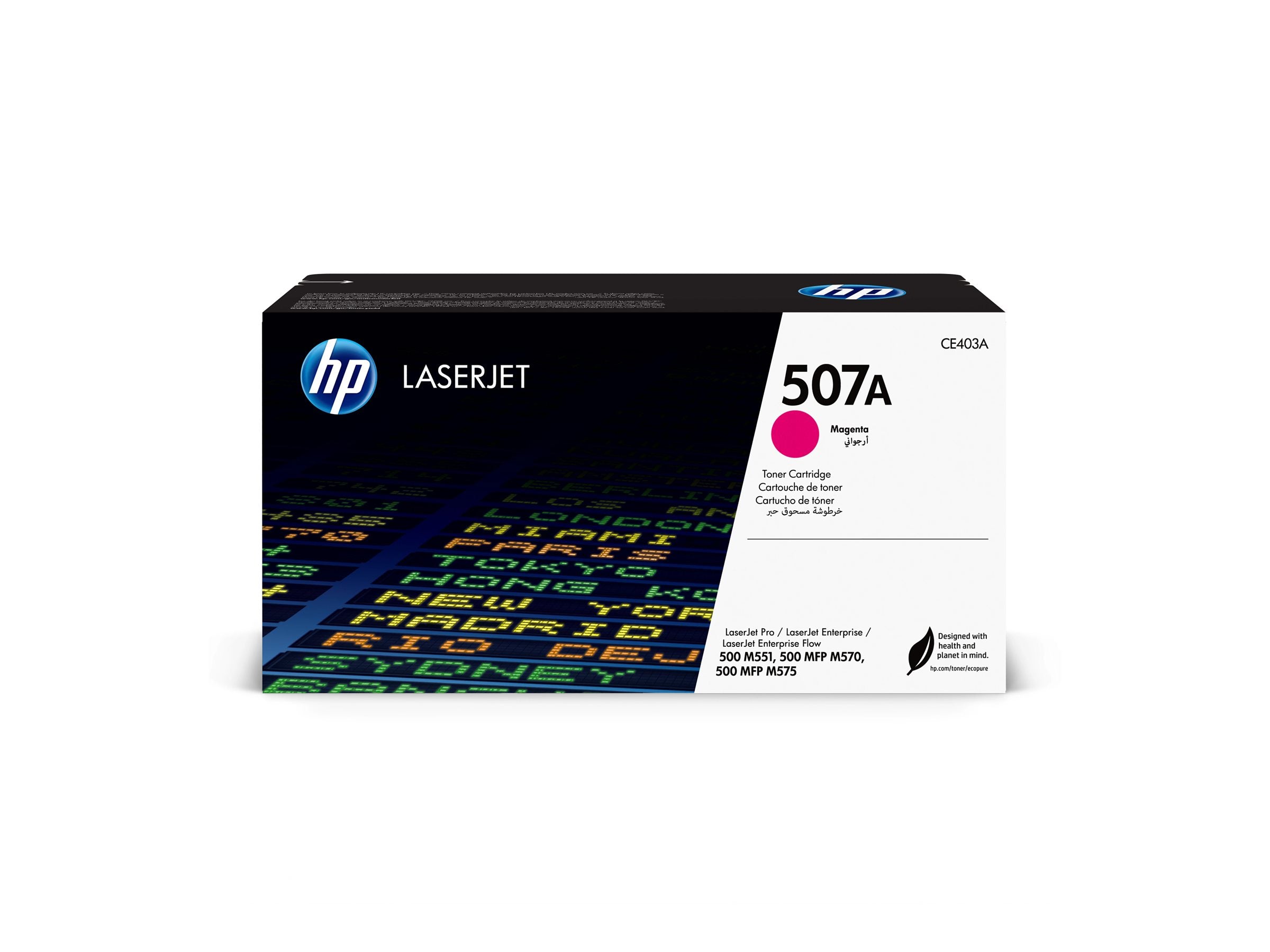 HP 507A original Toner cartridge CE403A magenta standard capacity 6.000 pages 1-pack
