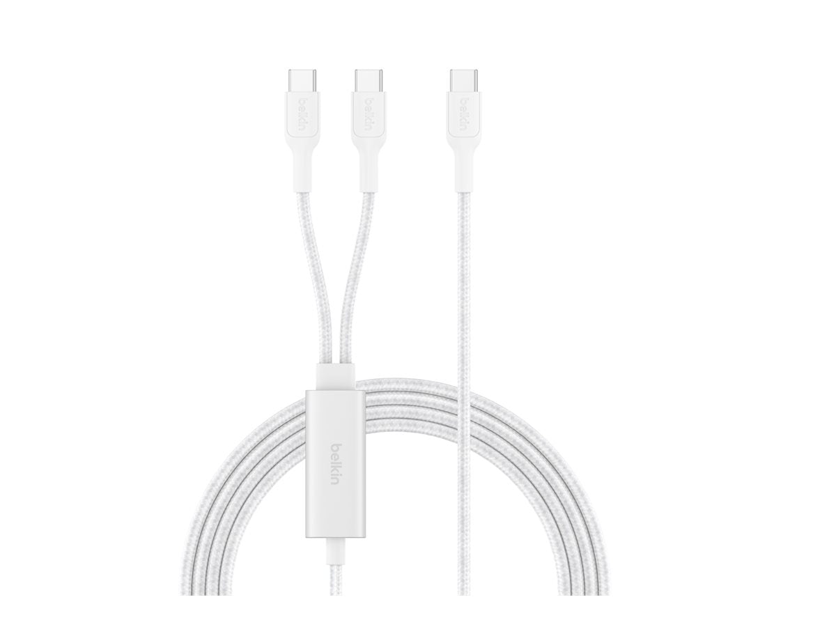 BELKIN BoostCharge Pro 140W Dual USB-C Cable 1.5m White