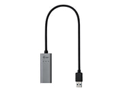 I-TEC USB 3.0 Metal Gigabit Ethernet Adapter 1xUSB 3.0 to RJ-45 LED for Notebook Tablet PC Windows Mac Linux Android