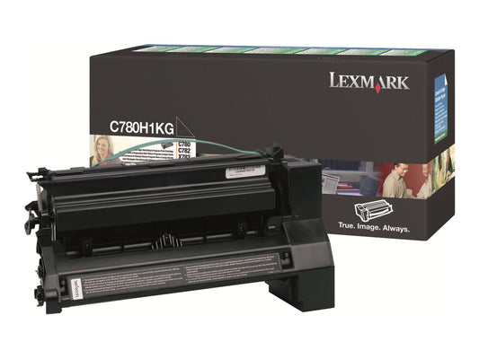 LEXMARK C782, X782e cartouche de toner noir capacité standard 10.000 pages pack de 1 retour programme