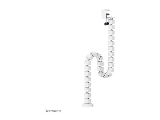 NEOMOUNTS Cable Spine Organizer for sit/stand desk frames clamp mounted white