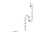 NEOMOUNTS Cable Spine Organizer for sit/stand desk frames clamp mounted white