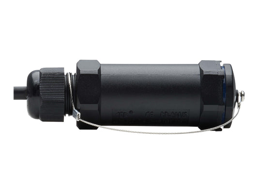 EATON High-Speed Armored HDMI Fiber Active Optical Cable AOC with Hooded Connectors 4K 60Hz HDR IP68 M/M Black 50m