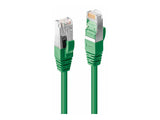 LINDY 0.3m Cat.6A S/FTP LSZH Cable Green