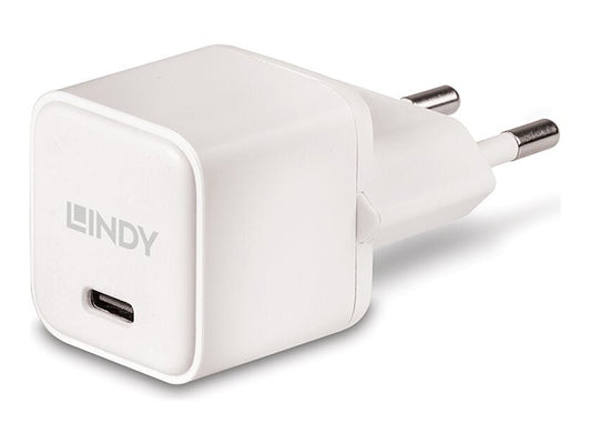 LINDY 20W Type C PD Charger EU Plug