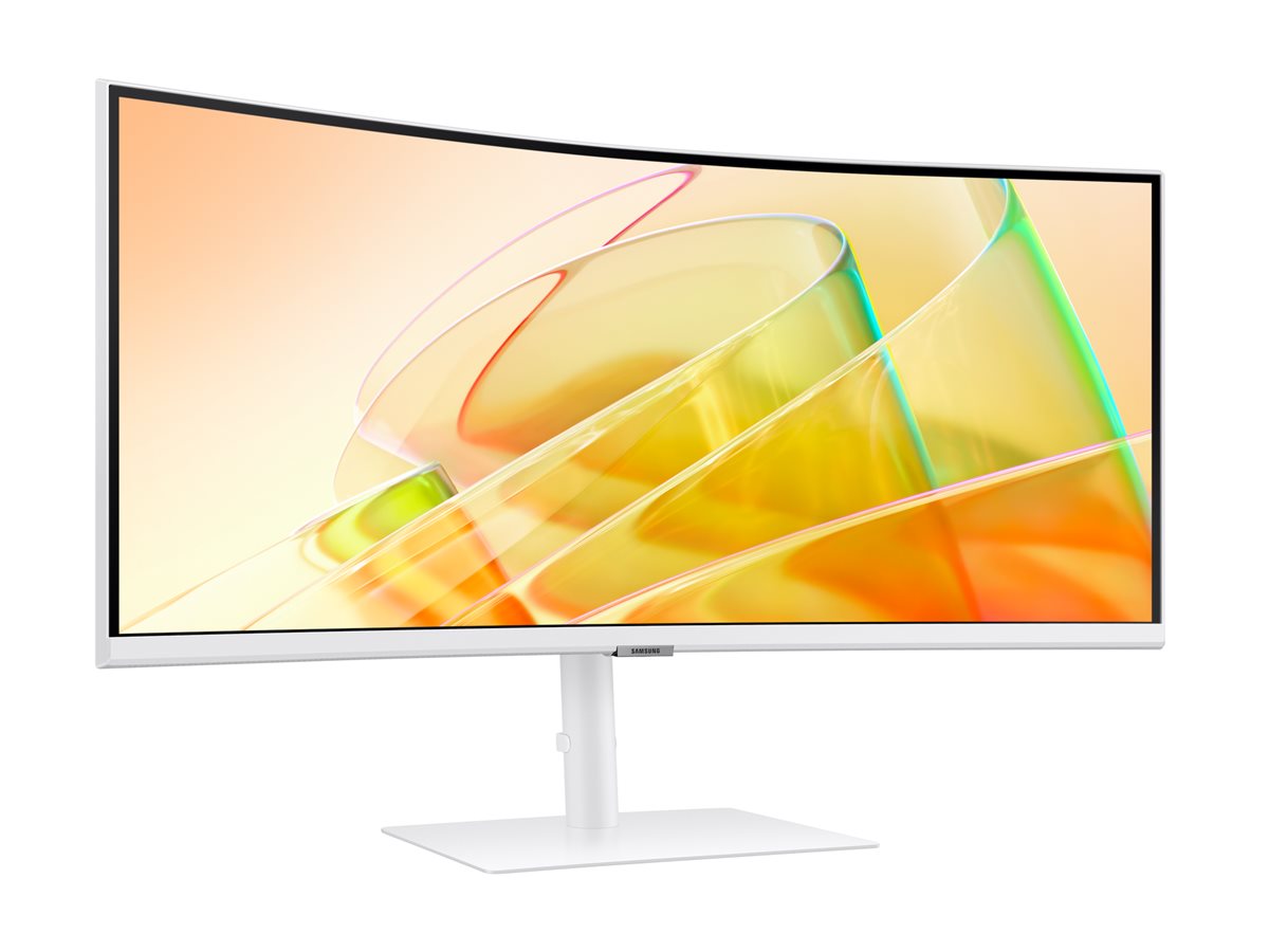 Samsung ViewFinity S65TC - Ecran incurvé -34''- 3440 x 1440 UWQHD- @ 100Hz - VA - HDR10-2x Thunderbolt 4 90W- DP- LAN- Blanc