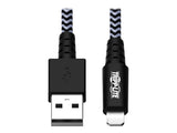 EATON TRIPPLITE Heavy-Duty USB-A to Lightning Sync/Charge Cable MFi Certified - M/M USB 2.0 3ft. 0.91m